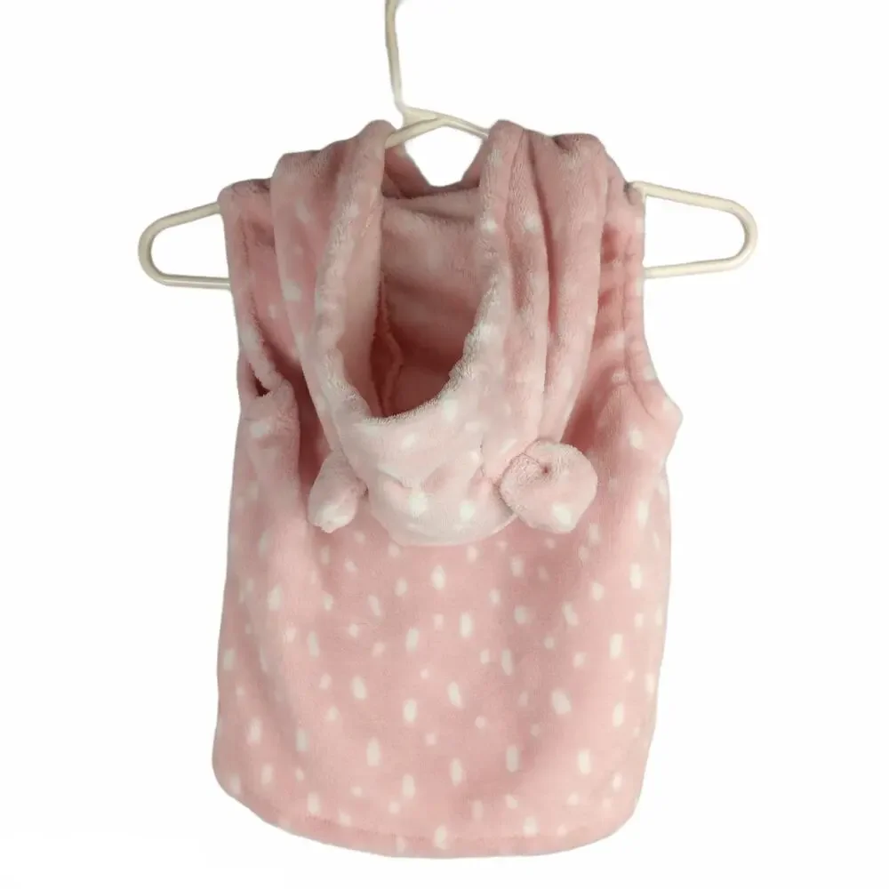 Carter's Hooded Polka Dot Fleece Vest w/ Ears!